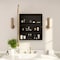 Flash Furniture Jolie 24-in. x 30-in. Medicine Cabinet w/Rounded Beveled Mirror and Reversible Metal Frame, Gold HFKHD-FM23C0401-L-GLD-GG - alternate 2